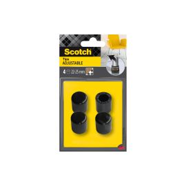 Scotch Bodenschoner Adjustable, Ø 22-25 mm, Schwarz, 4er Pack - FRI-GX47-001WCH