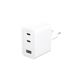emPower by PanzerGlass USB-Wandladegerät Turbo 70 W 2 x USB-C + USB-A  Silber Weiss - FRI-GX47-000EH5