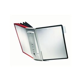 DURABLE Dokumentenhalter Sherpa WALL A4 Rot/Schwarz - FRI-GX47-004M1Y