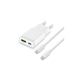LMP USB-Wandladegerät 30W USB-A/C Dual Power + USB-C Ladekabel - FRI-GX47-005NTK