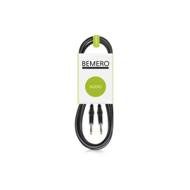 Bemero Audio-Kabel 6.3 Klinken - 6.3 Klinken 3 m, Schwarz - FRI-GX47-000B5Q