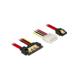 Delock SATA3-Kombikabel Molex Strom, 30 cm - FRI-GX47-001VKN