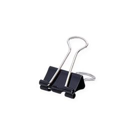 Soennecken Papierklemme 32 x 14 mm, Schwarz, 12 Stück - FRI-GX47-000TA7