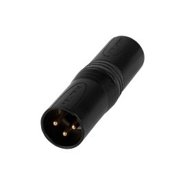 Neutrik Audio-Adapter NA3MM-B XLR 3 Pole, male - XLR 3 Pole, male - FRI-GX47-004BK4