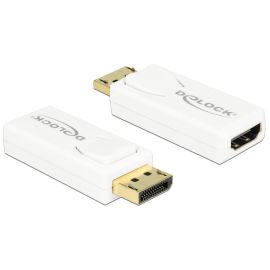 Delock Adapter Displayport - HDMI aktiv, 4K, weiss - FRI-GX47-004J37