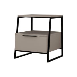 Woody Fashion Nachttisch Pal 45 x 50 x 40 cm, Mocca - FRI-GX47-002Y70
