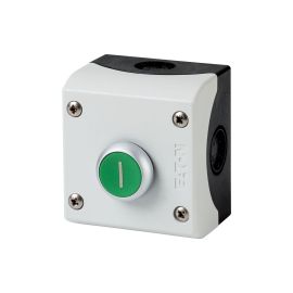 Eaton Drucktaster im Gehäuse, 1Ö + 1S, Grün - FRI-GX47-005P39