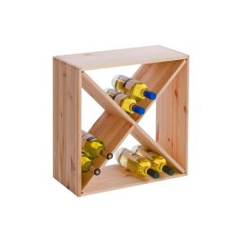Zeller Present Weinregal 52 x 25 x 52 cm, Nadelholz - FRI-GX47-003CGJ