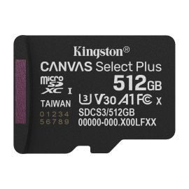 Kingston microSDXC-Karte Canvas Select Plus Gen3 512 GB (SDCS3/512GBSP) - FRI-GX47-002HY6