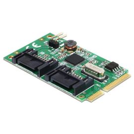 Delock Host Bus Adapter Mini-PCIe – SATA3, 2Port Controller - FRI-GX47-006T7N