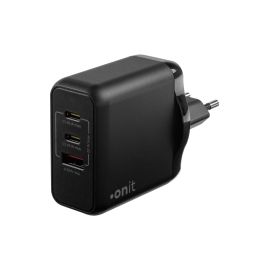 onit USB-Wandladegerät Triple 2C1A 65 W GaN Schwarz - FRI-GX47-005030