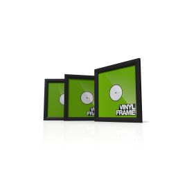 Glorious Vinyl Frame Set 3-teilig, Kunststoff, Schwarz - FRI-GX47-004NEH