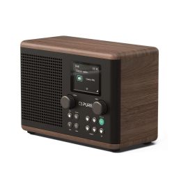 Pure DAB+ Radio Classic H4 Walnuss/Schwarz - FRI-GX47-0032AD