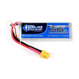 EP RC-Akku LiPo 2200 mAh 7.4 V 30C BluePower - FRI-GX47-005Q8P