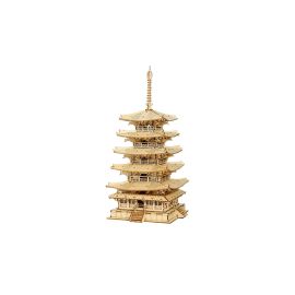 Rolife Bausatz Five-storied Pagoda Japanische Architektur 275 Teile - FRI-GX47-0029TT