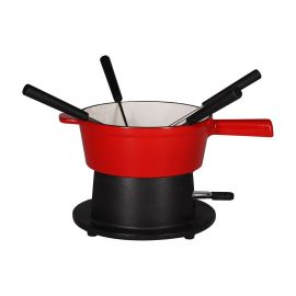 Nouvel Fondue-Set 7 Teile, Rot - FRI-GX47-007CBX