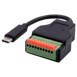 Exsys USB 3.1 Adapter USB-C Stecker - Terminalblock 10-pin - FRI-GX47-004C5Y