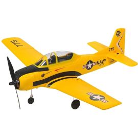 TOP-RC Motorflugzeug Mini T28 RTF 450 mm, Gelb - FRI-GX47-002ED2