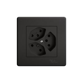 Feller EDIZIOliv Steckdose UP T13 3xT13 - FRI-GX47-001X3G