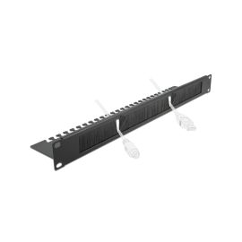 Delock Bürstenleiste 66484 19" Rack, Schwarz - FRI-GX47-0052HX