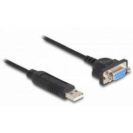 Delock Serial-Adapter USB-A – RS-232 D-Sub 9 Pin mit Muttern - - FRI-GX47-000TTT