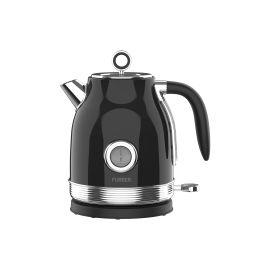 FURBER Wasserkocher Brando 1.7 l, Schwarz glanz - FRI-GX47-000PAQ