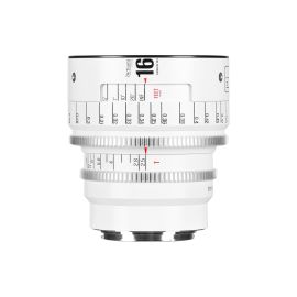 7Artisans Festbrennweite 16mm T/2.5 INFINTE Weiss – Canon EF - FRI-GX47-0040BX