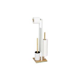Wenko Toilettengarnitur Rivalta Braun/Weiss - FRI-GX47-004TGV
