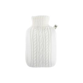Hugo Frosch Wärmflasche PVC Strickbezug weiss 1.8 l - FRI-GX47-0020T9
