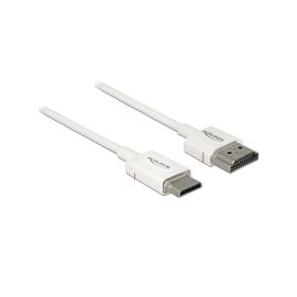 Delock Kabel 4K 60Hz HDMI - Mini-HDMI (HDMI-C), 0.25 m, Weiss