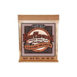 Ernie Ball Gitarrensaiten 2143 Earthwood PB – Custom Medium 12.5-56 - FRI-GX47-005T9F