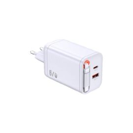 Schönenberger USB-Wandladegerät Out: USB-C / USB-A: 67W PD, Weiss - FRI-GX47-0000RC