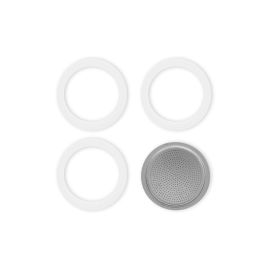 Bialetti Dichtung & Filterplatte zu Bialetti Moka, 3-4 Tassen - FRI-GX47-0014FD