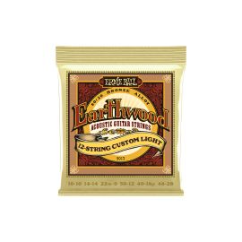 Ernie Ball Gitarrensaiten 2013 Earthwood Bronze – Custom Light 10-48 - FRI-GX47-005WYY