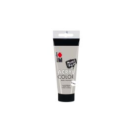 Marabu Acrylfarbe Acryl Color Metallic 100 ml, Silber - FRI-GX47-003T2F
