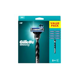 Gillette Rasierer Mach3 + 8 Klingen - FRI-GX47-000VSH