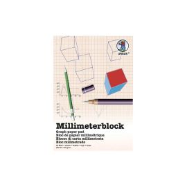 URSUS Milimeterpapier 80 g/m², A4, 25 Blatt - FRI-GX47-001S2R