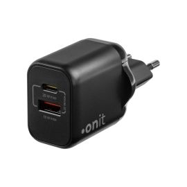 onit USB-Wandladegerät Dual 1C1A 25 W GaN Schwarz - FRI-GX47-00110N
