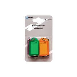 Robert Rieffel Schlüsselanhänger 3.8 x 2.2 mm, 4 Stück, Mehrfarbig - FRI-GX47-0021SA