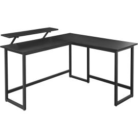 VASAGLE Tisch in L-Form Schwarz 120 x 119 cm - FRI-GX47-001PCH