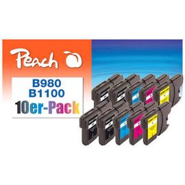 Peach Tinte für Brother Nr. LC-980/1100 4x BK, je 2x C,M,Y - FRI-GX47-003J7C