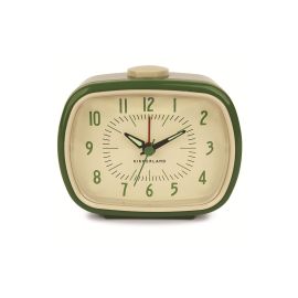 Kikkerland Klassischer Wecker Grün/Beige - FRI-GX47-006RC0