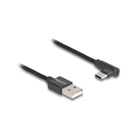 Delock USB 2.0-Kabel USB-A - USB-C gewinkelt 1 m - FRI-GX47-0047MF