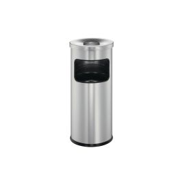 DURABLE Abfalleimer mit Ascher 19 l, Silber - FRI-GX47-001Q7C