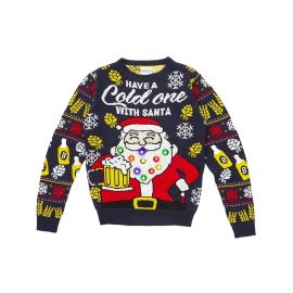 Christmas Sweats Have a Cold One With Santa LED S - FRI-GX47-005Z3Q