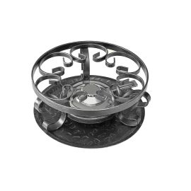 Heidi Cheese Line Fondue-Rechaud Forge Schwarz - FRI-GX47-003F6F