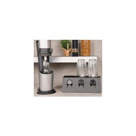Kesper Flaschenabtropfhalter Metall Mattschwarz 32 x 17 x 12.5 cm - FRI-GX47-001W0Z