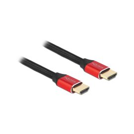 Delock Kabel 8K 60Hz HDMI - HDMI, 1 m, Rot - FRI-GX47-005EDK
