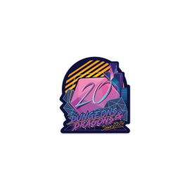 Glass Staff Sticker Holographic Retro D20 Mehrfarbig - FRI-GX47-002012