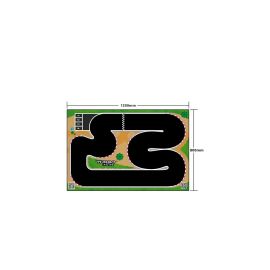Turbo Racing Track XL Micro Rally 80 x 120 cm - FRI-GX47-0047EB
